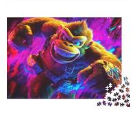 Caractère de Jeu Gorilla Puzzle 1000 Pièces Adulte avec Assemblage Fluide, Puzzle d'art Jeu De Patience pour Un Passe-Temps pour Adulte, Étoile du Cadeau De Noël 38x26cm/1000pcs