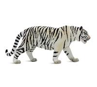 Caractère du Tigre Blanc - 15,8 cm (6,2 Pouces) Modèle Animal Sauvage | Jouets d'animaux rares pédagogiques pour la décoration de la Maison et du gâteau | Cadeau d'anniversaire