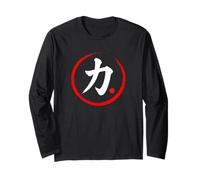 Caractère japonais Kanji « Force » Manche Longue