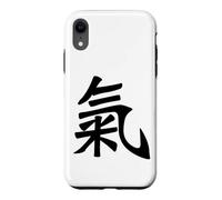 Caractère Kanji de Calligraphie Chinoise Qi Energy (Chi ou Ki) Coque pour iPhone XR