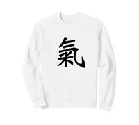 Caractère Kanji de Calligraphie Chinoise Qi Energy (Chi ou Ki) Sweatshirt