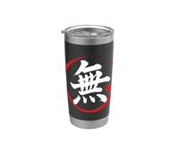 Caractère kanji du mot japonais « Nothingness » Gobelet isotherme en acier inoxydable double paroi