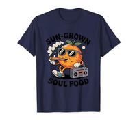 Caractère Orange Cool Sun-Grown Soul Food T-Shirt
