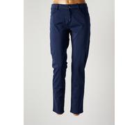 caractere pantalons femme de couleur bleu W27