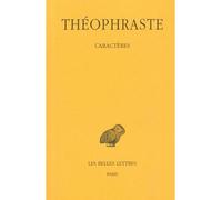 Caractères - Théophraste - Belles Lettres - Livre