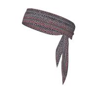 Caractéristiques du bandana de sport imprimé double face avec cordon de serrage double face adapté pour le tennis, la course à pied et le yoga