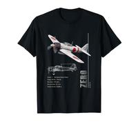 Caractéristiques du Chasseur A6M Zero (Japonais) T-Shirt