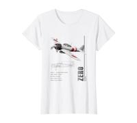 Caractéristiques du Chasseur A6M Zero (Japonais) T-Shirt Graphique avec Valeur