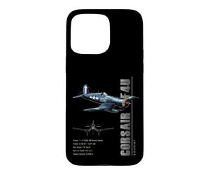 Caractéristiques du Chasseur Corsair F4U pour Avions Navals Coque pour iPhone 15 Pro Max
