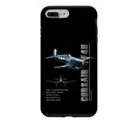 Caractéristiques du Chasseur Corsair F4U pour Avions Navals Coque pour iPhone 7 Plus/8 Plus
