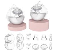 CaraCups Lot de 2 tire-lait portables de 19 mm compatibles avec Spectra S1/S2/9 Plus/SG, convient pour Medela/Lansinoh/Zomee, tire-lait électriques séparables à 99,9 %