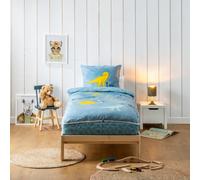 Caradou® Rechange Parure De Lit Enfant T-Rex Bleu Bleu