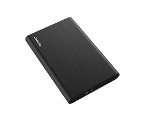 Caraele 500Go Disque Dur Externe Ultra Fin 2,5'' USB3.0 SATA Compatible pour PC, Ordinateur de Bureau, Ordinateur Portable, MacBook, Chromebook, Wii u, Xbox One, PS4 (500Go, Noir)