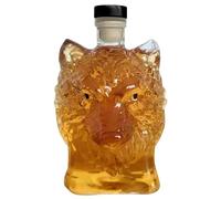 Carafe à alcool - Bouteille de whisky artistique Wolf Head de 350 ml, conteneur à bourbon | Home Bar Bar Bar Cocktail Barman Fournitures de mariage Décoratif