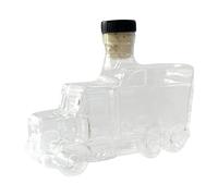Carafe à alcool demi-camion - Bouteille de whisky de style vintage de 340,2 g, récipient à boisson décoratif, couvercle sécurisé, accessoire de bar classique pour la maison | Cadeau fantaisie pour pap