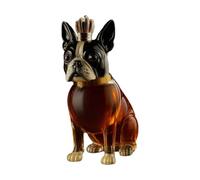 Carafe À Alcools - Carafe À Whisky Chien Drôle Figurine Animale,Récipient en Verre Décor Maison Cadeau pour Whisky Vodka Bourbon Alcool Cocktail Anniversaire Père Fête