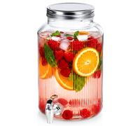 Carafe à boissons en verre avec robinet 6,2 l