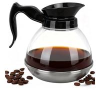 Carafe à Café 1,2 QT ABS Serveur de Café Carafe à Café de Remplacement Universelle Avec Poignée Confortable, Cafetière pour Machine à Café