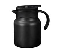 Carafe à café de 1 litre - Théière isolée pour eau chaude sous vide | Distributeur thermique pour boissons de grande capacité, carafe à thé et café avec affichage de la température pour les voyages en