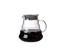 Carafe à café en verre faite la main avec ensemble de filtres, verser sur le Pot, serveur brassage thé, comprend une tasse d'extraction(L pot)