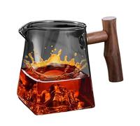 Carafe à café en verre, théière en verre, réservoir d'eau avec poignée | Cafetière thermo-isolante, 330 ml Versez la tasse à café pour la maison, les voyages, le camping