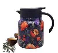 Carafe à café isolée - 1000 ml en acier inoxydable - Avec infuseur à thé pour le Nouvel An chinois et la Saint-Valentin