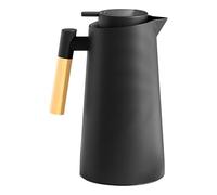 Carafe à café isolée - Carafe à boissons recouverte de verre de 1000 ml, distributeur de café thermique pour la maison, les voyages, le camping, le restaurant, la table de chevet, utilisation