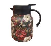 Carafe à café isotherme - 1000 ml en acier inoxydable 316 avec séparation du thé | Carafse thermique pour boissons chaudes et froides avec poignée en polypropylène