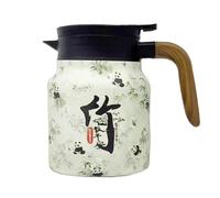 Carafe à café isotherme pour boissons chaudes - Motif floral vintage - Distributeur de boisson - Distributeur de boisson de 33,8 onces avec infuseur à thé et passoire pour thé froid, eau et café