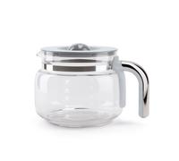 Carafe en verre avec poignée chromée pour machine à café Cafetière Expresso (DCGC01 697650076 SMEG)