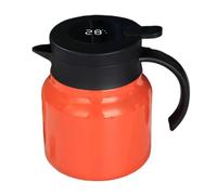 Carafe à café - Théière isolée - Cafetière - Distributeur de café - Grande carafe thermique de 1 l - Pichet à eau chaude de grande capacité - Distributeur de boisson, café sous vide d'environ