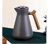 Carafe à Café Thermique 1/1,5 Litre, Cafetière Insed sous Vide Bouteille à Café sous Vide Insed Pichet à Vide De Rétention De Chaleur 24 Heures sur 24 pour Thé Au Café, Grey, 1L