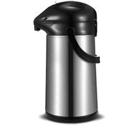 Carafe à café thermique, Distributeur de boissons isotherme en acier inoxydable 3 L for carafe à café isotherme for boissons au chocolat et à l'eau chaude et froide
