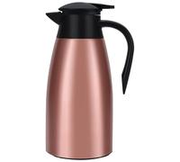Carafe à café thermique en acier inoxydable de 70 oz/2 litres, distributeurs de thé, d'eau et café, pot isolé sous vide à double paroi, carafe thermique en or rose