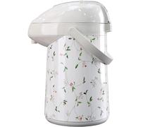 Carafe à café thermique en acier inoxydable, Thermos pneumatique 2,2 L Grande capacité Bouillotte domestique Cafetière d'extérieur Théière Bouteille thermos pratique Pot isolant
