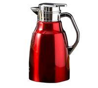 Carafe à café thermique - Tasse à café isotherme à double paroi en acier inoxydable étanche pour voyage, bureau, fête, camping - Distributeur de boissons