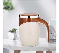 Carafe à café thermique, Tasse à mélange automatique à isolation thermique à double couche for café, lait, céréales, avoine, thermos en acier inoxydable(Multicoloured)