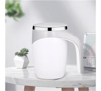 Carafe à café thermique, Tasse à mélange automatique à isolation thermique à double couche for café, lait, céréales, avoine, thermos en acier inoxydable(1)