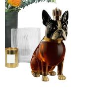 Carafe à décanter à vin - 320 ml - Drôle de chien - Sculpture animale portable - Décoration élégante pour bourbon, scotchs, vodka, tequila, cocktail, bar, bureau