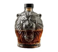Carafe à décanter à whisky - Décanteur de vodka en verre | Bouteille à décanter d'alcool en verre pour whisky, coffret cadeau pour homme, récipient à vin profilé pour homme, père, , papa, petit