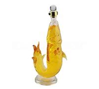Carafe à décanter en forme de poisson pour whisky - Bouteille en verre créative pour vin ou spiritueux - 500 ml