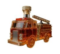 Carafe à décanter pompier - Bouteille de vin, récipient à liqueur , bouteille de whisky vintage en forme de machine, ornement de présentation de boissons en verre, pot de service de bar |