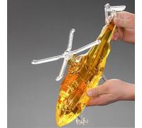 Carafe A Decanter Vin - Bouteille Whisky, Statue De Carafe À Whisky En Forme D'hélicoptère, Un Jouet Pour Les Passionnés D'avions, En Verre Pur Sans Plomb Fait À La Main, Statue Militaire