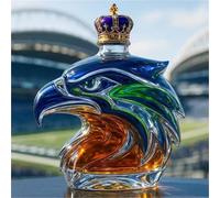 Carafe A Decanter Vin - Whisky Figurine, Bouteille De Whisky Seahawk, Bouteille De Whiskys Fantaisie 3D Tête D'aigle, Récipient À Vin Multifonctionnel, Bouteilles De Whiskys Aigle Amusante