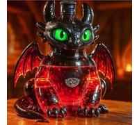 Carafe A Decanter Whisky - Statue Bouteille Whisky, Sculpture De Bouteille De Whiskys De Dinosaure Volant De 500 Ml, Jolie Petite Statue De Bouteilles De Dragon, Artisanat Exquis, Cadeau Parfait(C)