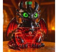 Carafe A Decanter Whisky Statue Sculpture - 300ML Statue De Carafe À Whisky 3D En Forme De Dinosaure Volant, Sculptures De Carafes À Whisky, Décoration De Bouteille De Whisky En Verre(A)