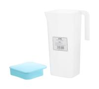 Carafe à Eau 1,8 L en PP Poignée Portable pour Maison | Grosse Capacité 1,8 L, Bleu, Facile à Nettoyer, pour Recevoir des Invités à Maison