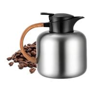 Carafe à eau, 2 L, isolation sous vide, carafe en acier inoxydable pour eau et thé, pour boissons chaudes froides, thé, chocolat, maison, fête, restaurant, commercial, camping