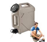 Carafe à eau avec pichet pour camping - Réservoir de stockage de 10 l avec robinet - Pas de seau de camping anti-fuite pour randonnée, pique-nique, fournitures de barbecue