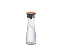 WMF – Carafe à eau Basic en verre 1 L, couvercle silicone CloseUp – Transparent 29 cm